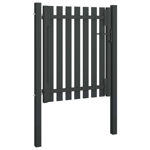 VidaXL vidaXL Gartentor aus Stahl 100 x 100 cm Anthrazit 1