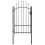 VidaXL vidaXL Gartentor Woerden Stahl 1x1,7 m Schwarz 1