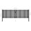 VidaXL vidaXL Gartentor aus Stahl 400 x 100 cm Anthrazit 5