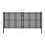 VidaXL vidaXL Gartentor aus Stahl 400 x 150 cm Anthrazit 5