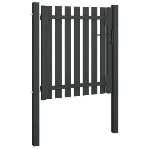 VidaXL vidaXL Gartentor aus Stahl 100 x 75 cm Anthrazit 1