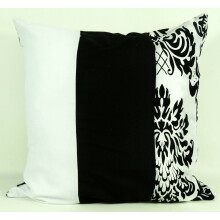 (damask WHITE/black REVERSIBLE, 21"x21" filled cushion) Large Cushion or Cover 3 tone damask 6 Colours