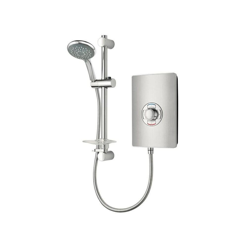 Triton Collection II 9.5kw Electric Shower Brushed Steel [REMIN09BRSTL]