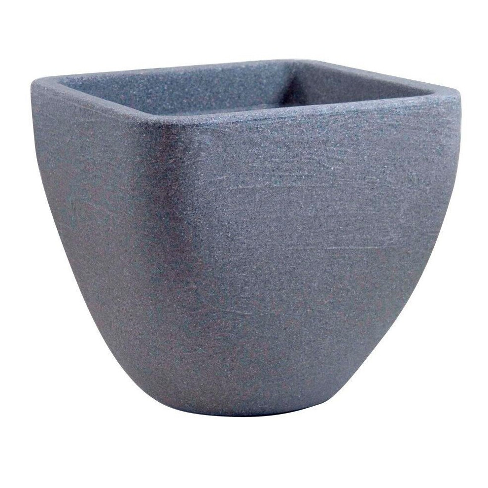 Sankey Square Top Round Base Planter Granite [GN561]