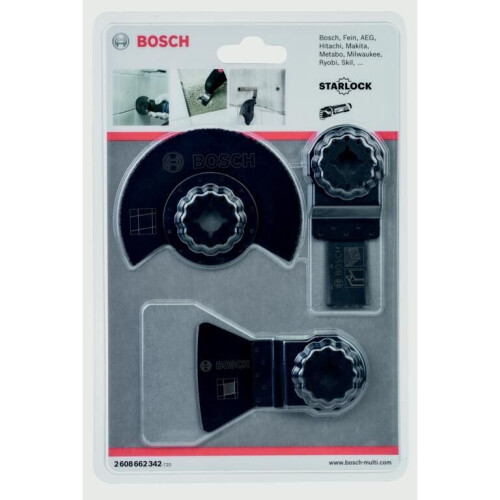 Bosch Bosch Multitool Tiling Set 3 Piece [2608662342]