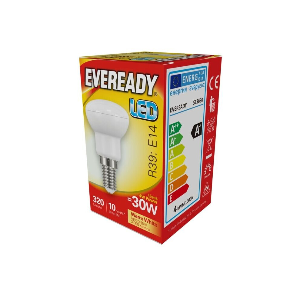 Eveready LED R39 4W 320lm Warm White 3000k E14 [S13630]