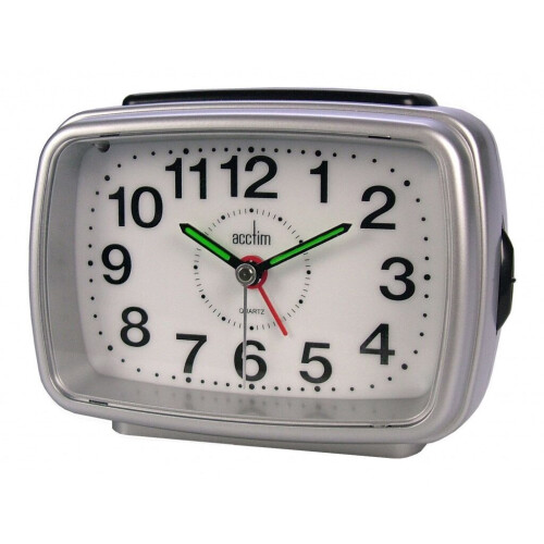 Acctim Acctim Retro 2 Clock Silver /White  [13882]