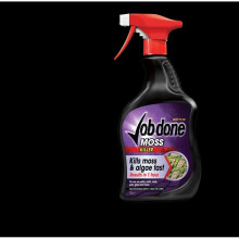 Job Done Moss Killer 1L RTU - Fast-Acting Moss & Algae Remover, 1h Visible Results, Foamy, Non-Staining, For Paving, Decking & Glass 86600106