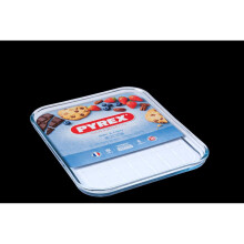 Pyrex Bake & Enjoy Glass Baking Sheet 32x26 cm - Durable, Dishwasher Safe (291B000/6116)