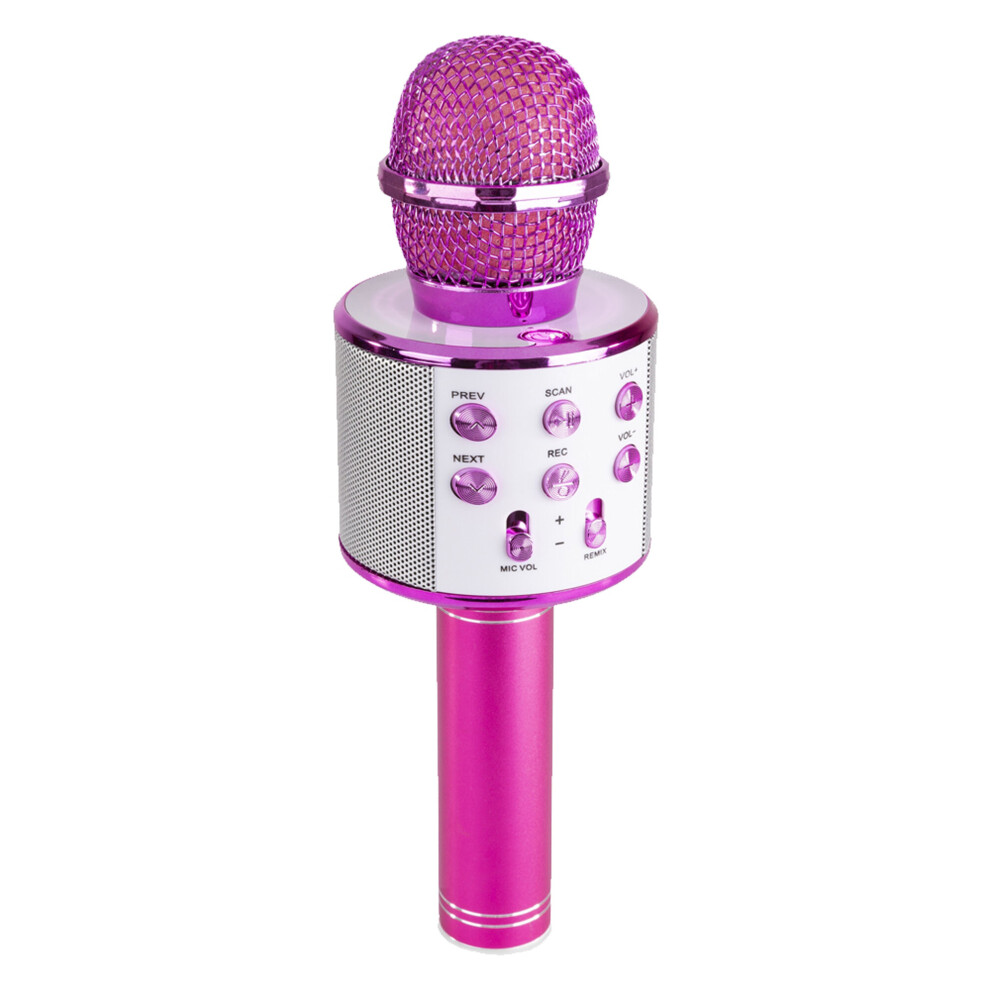 Max Pink Km01 Karaoke Microphone Bluetooth, Mp3