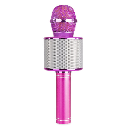 Max KM01 Karaoke Microphone Bluetooth, MP3 Pink 2