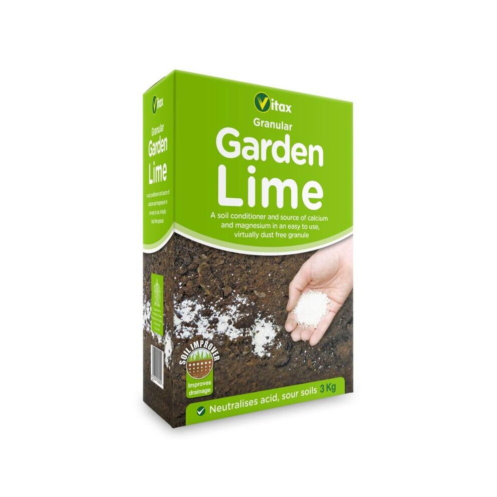 Vitax Granular Garden Lime 3kg [6GL33]
