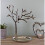 Silver Metal Tree With Cat Jewellery Stand 2