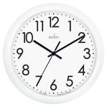 Acctim Abingdon Wall Clock White 25.5cm [21892]