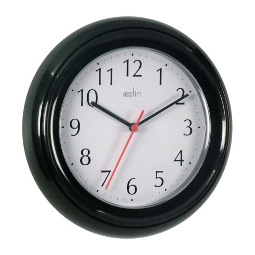 Acctim Acctim Wycombe Wall Clock Black [21413]