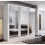 Arthauss (White Matt) Arti 2 - 3 Sliding Door Wardrobe 250cm 1