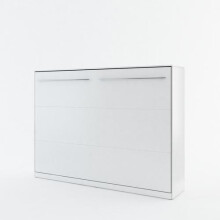 (White Matt) CP-04 Horizontal Wall Bed Concept Pro 140cm