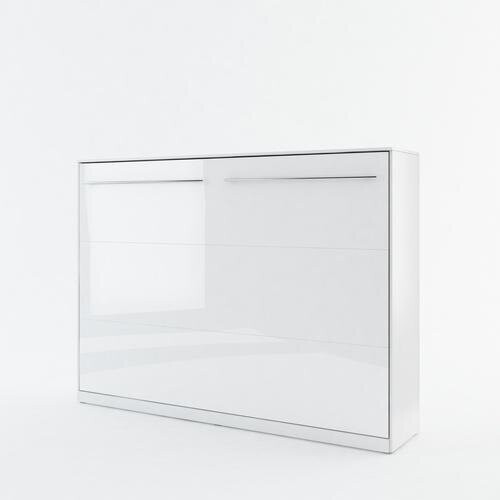 Arthauss (White Gloss) CP-04 Horizontal Wall Bed Concept Pro 140cm