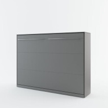 (Grey Matt) CP-04 Horizontal Wall Bed Concept Pro 140cm
