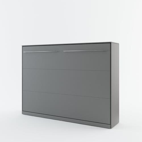 Arthauss (Grey Matt) CP-04 Horizontal Wall Bed Concept Pro 140cm