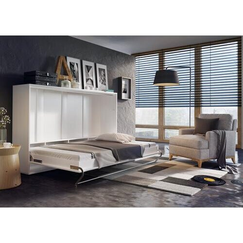 Arthauss (White Matt) CP-05 Horizontal Wall Bed Concept Pro 120cm