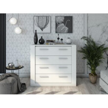 (White Matt) Idea ID-10 Chest of Drawers