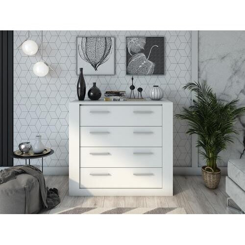 Arthauss (White Matt) Idea ID-10 Chest of Drawers