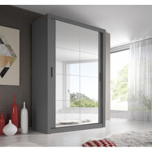 (Grey Matt) Arti 19 - 2 Sliding Door Wardrobe 120cm
