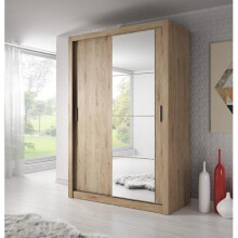 (Oak Shetland) Arti 4 - 2 Sliding Door Wardrobe 150cm