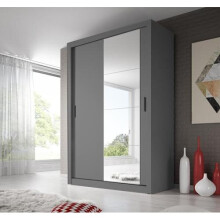 (Grey Matt) Arti 4 - 2 Sliding Door Wardrobe 150cm