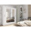 Arthauss (White Matt) Idea ID-02 2 Sliding Door Wardrobe 180cm 1