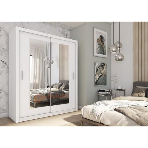Arthauss (White Matt) Idea ID-02 2 Sliding Door Wardrobe 180cm