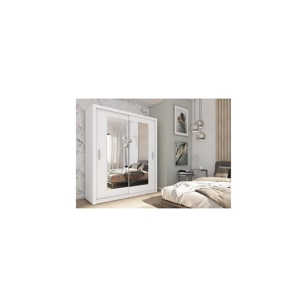 Arthauss ( Matt) Idea Id-02 2 Sliding Door Wardrobe 180Cm White