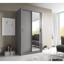 (Grey Matt) Arti 6 - 2 Sliding Door Wardrobe 120cm
