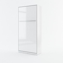 (White Gloss) CP-03 Vertical Wall Bed Concept Pro 90cm