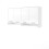 Arthauss (White Gloss) CP-11 Over Bed Unit for Horizontal Bed Concept Pro 90cm 1