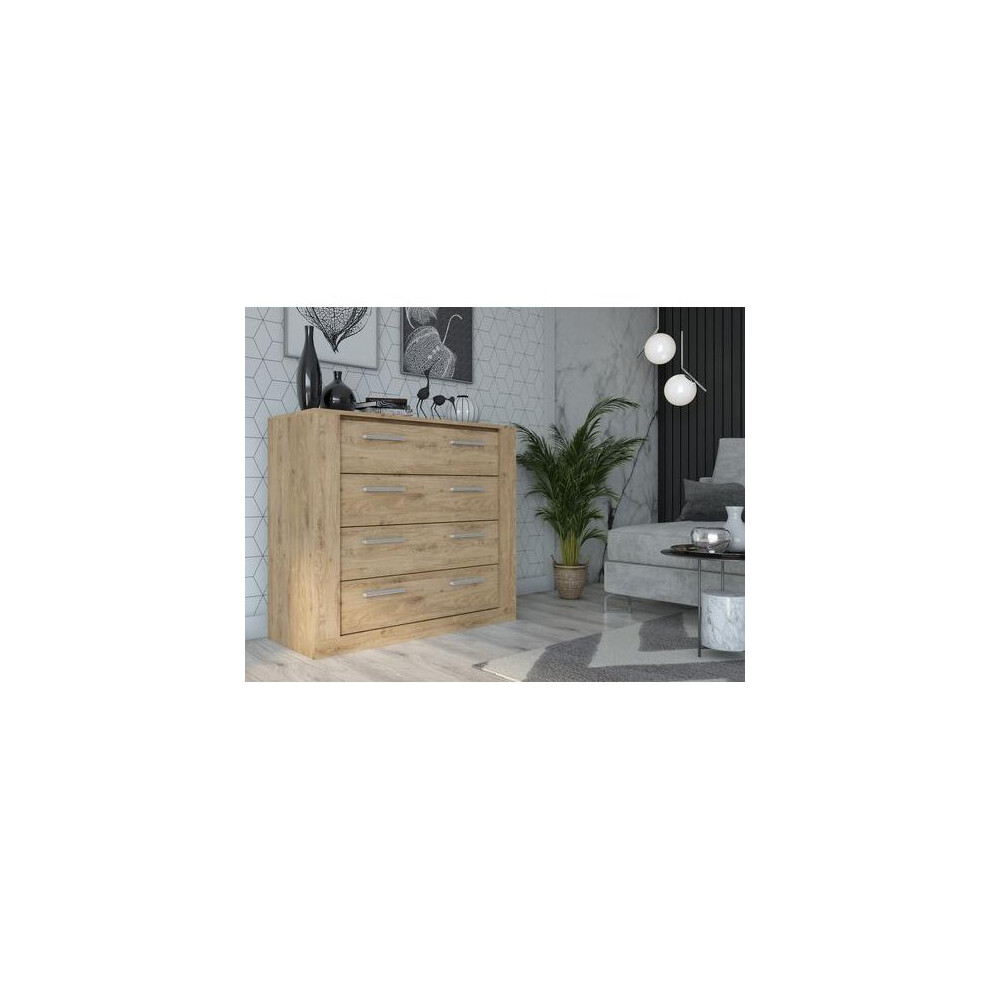Arthauss (Oak Shetland) Idea Id-10 Chest Of Drawers