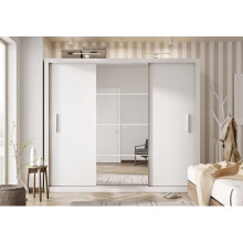 (White Matt) Idea ID-01 3 Sliding Door Wardrobe 250cm