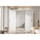 Arthauss (White Matt) Idea ID-01 3 Sliding Door Wardrobe 250cm 1