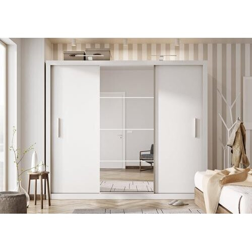 Arthauss (White Matt) Idea ID-01 3 Sliding Door Wardrobe 250cm