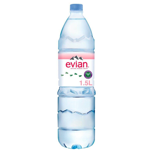 Evian Still Mineral Water  1.5L x 6