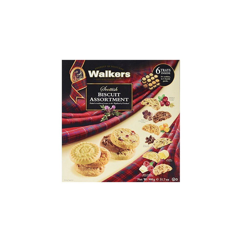 Walkers All Butter Shortbread, Scottish Biscuit Assortment 900g