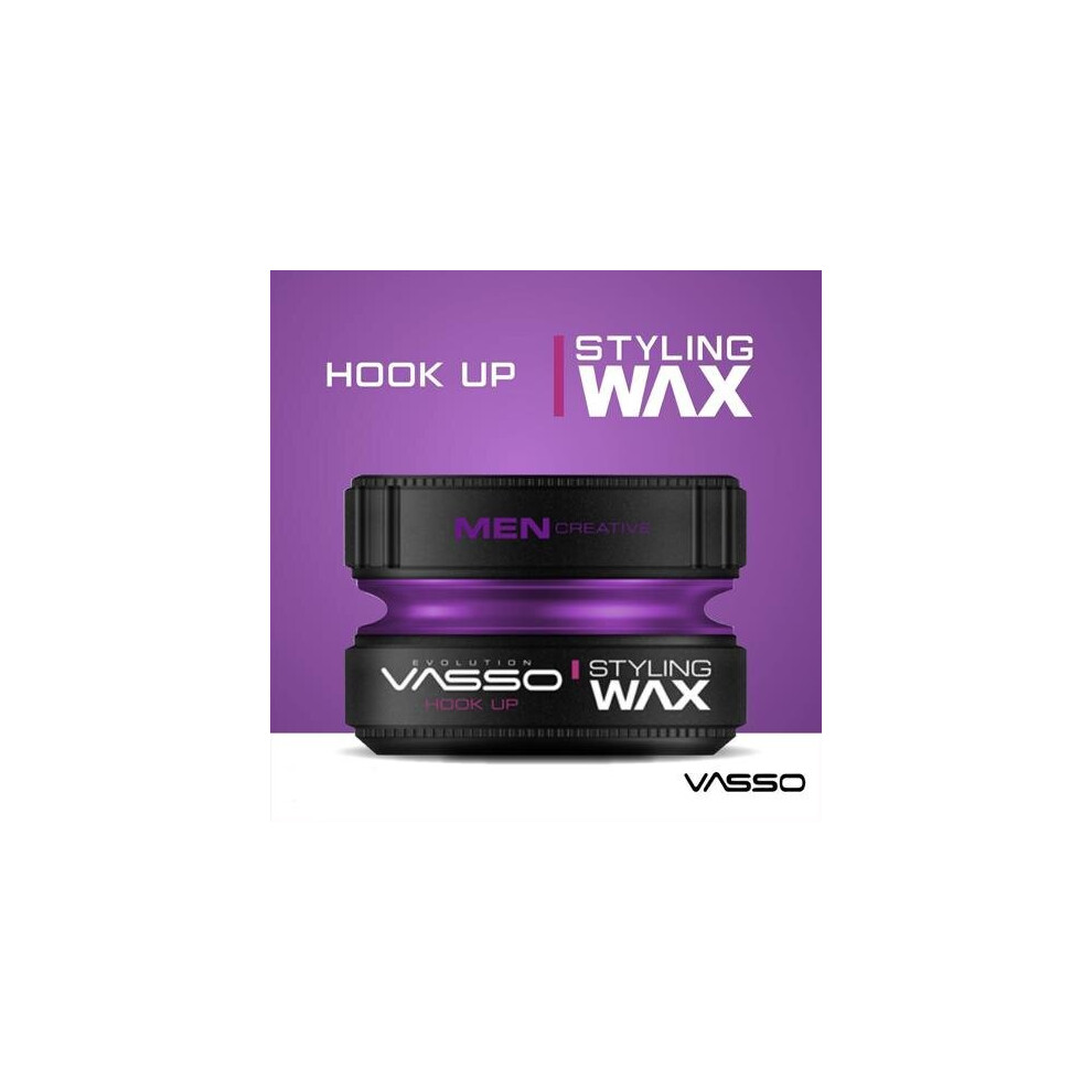 Vasso Pro-Aqua Hook Up Hair Styling Wax Water Based 150ml