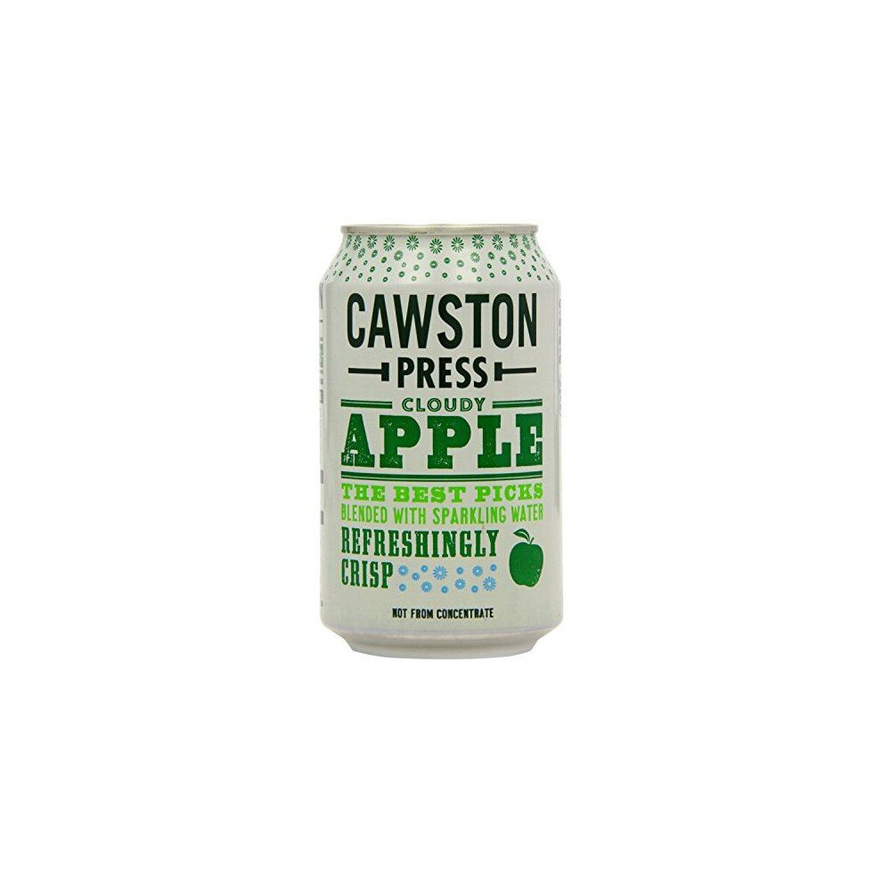 Cawston Press Cloudy Sparkling Apple Cans 24 X 330Ml