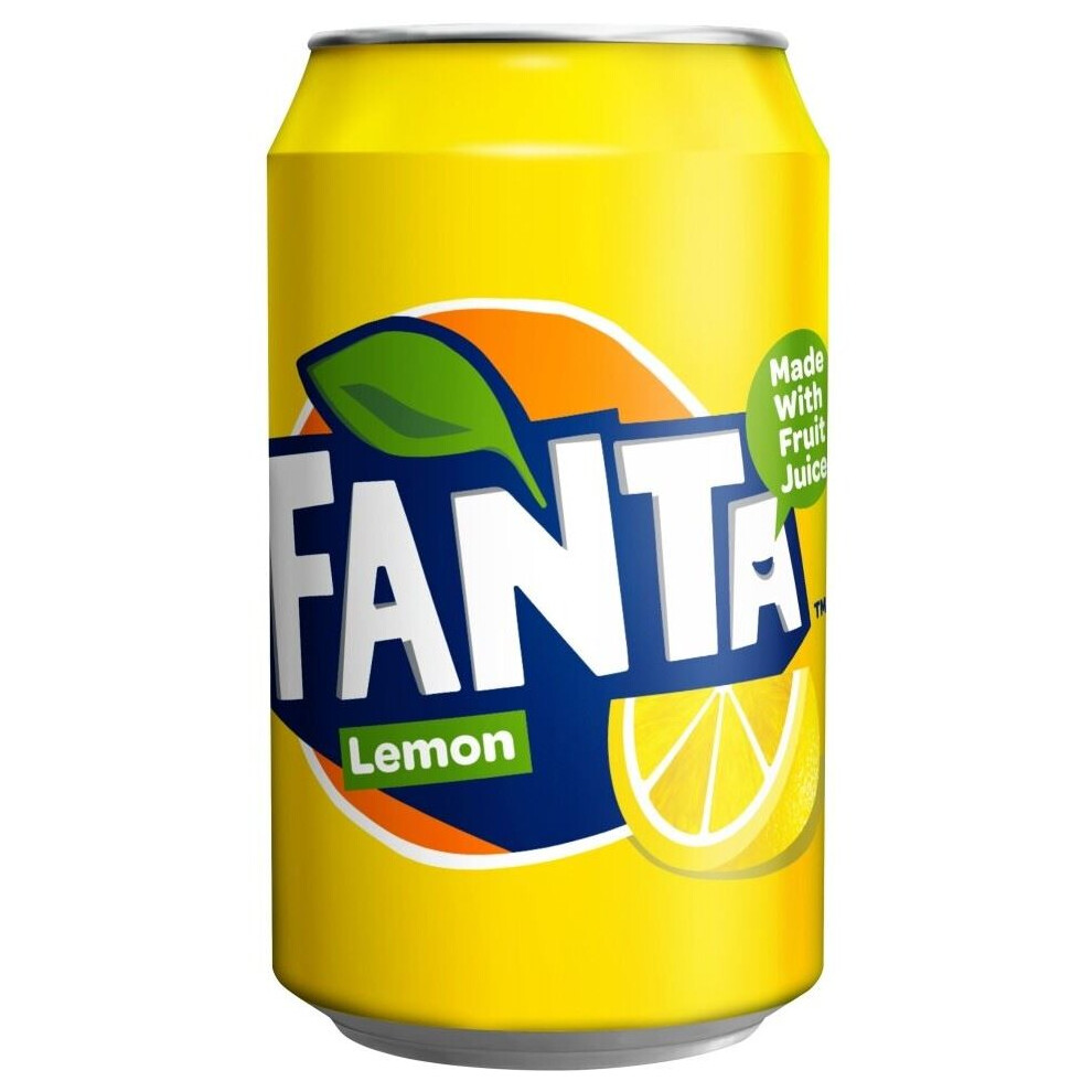 Fanta Lemon Cans 330ml x 24 