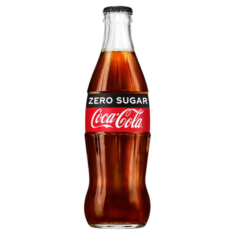 Zero Coke Glass Bottles 200ml x24