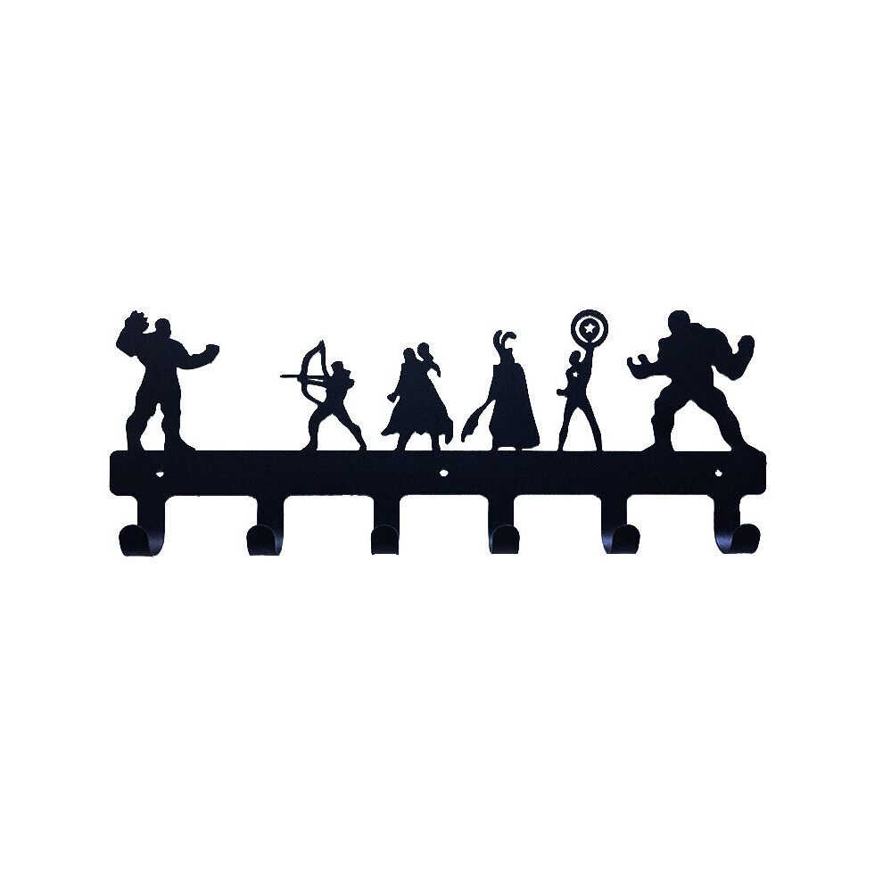 The Avengers Wall Metal Home Decorative Bathroom Decor Coat Key Umbrella Hat Hooks