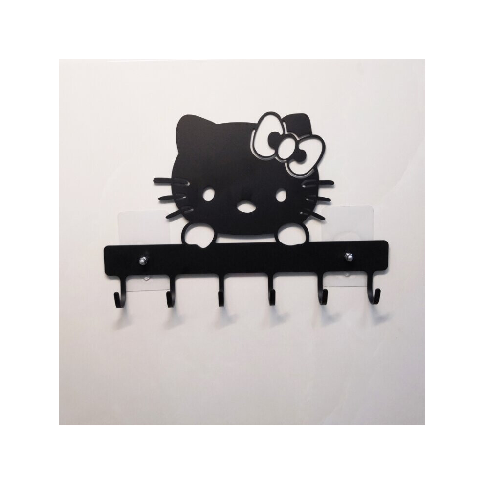 Hello Kitty Kitchen Hooks  Wall Metal Home Decorative Bathroom Decor Coat Key Umbrella Hat Hooks