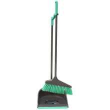 Long Handle Dustpan and Bristle Brush Set