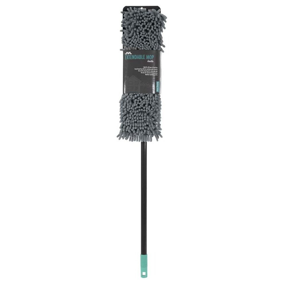 Super-Absorbent Chenille Extendable Flat Floor Mop